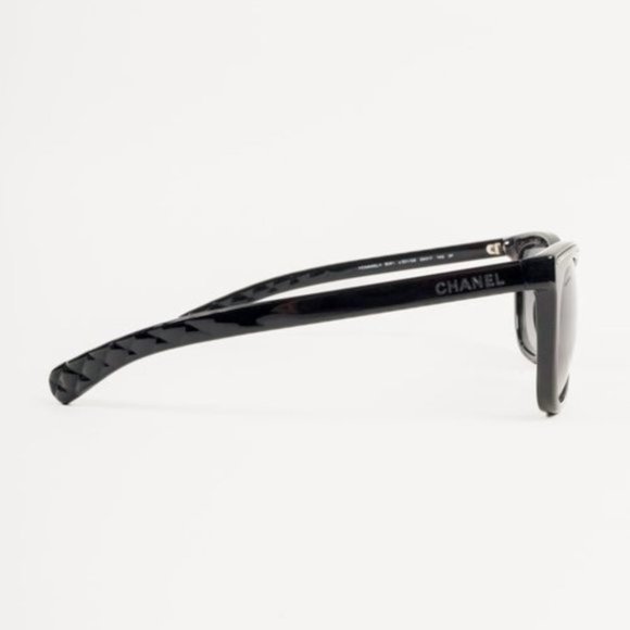 Chanel 6041 Black Cat-Eye Chain Sunglasses main image 6